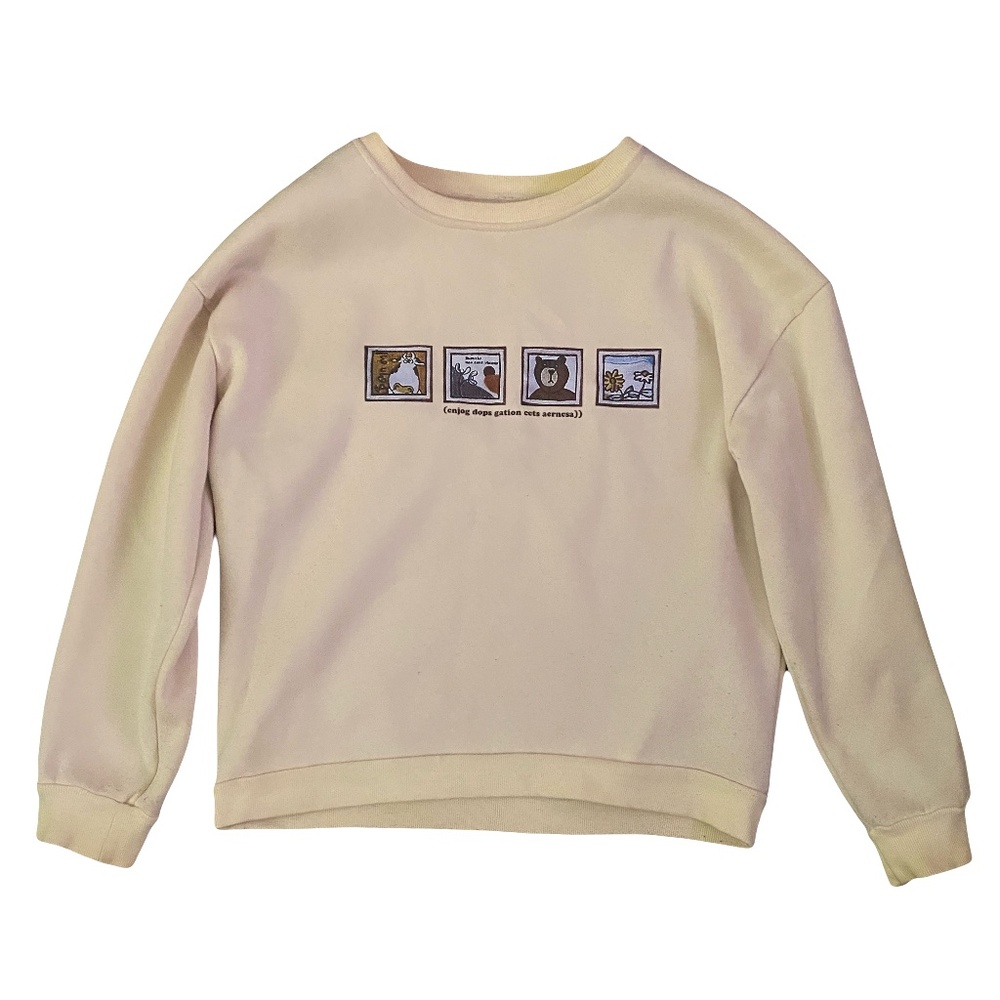 Cute and soft beige sweater